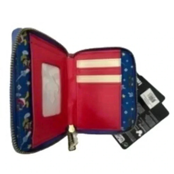 NWT Loungefly Wallet Disney Mickey Mouse Musketeer 3 Musketeers Fleur de Lis - Picture 4 of 6